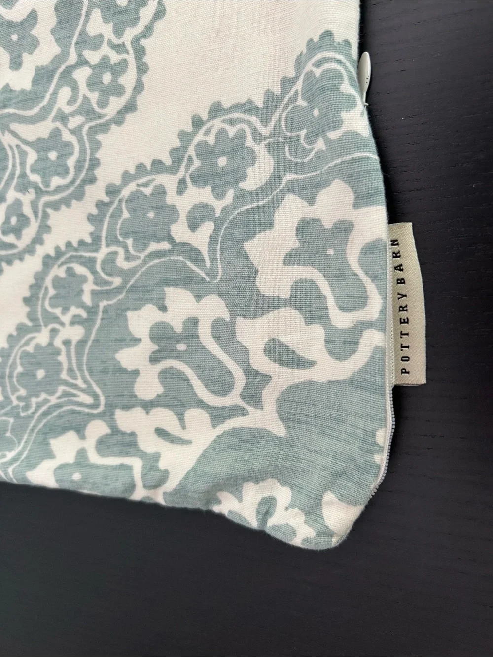 Pottery Barn set of two euro Shams in Lucianna medallion pattern